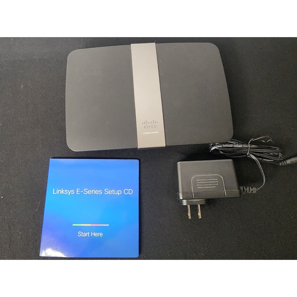 Cisco E4200 V2 450Mbps Max Performance‎ Dual-Band N900 Wi-Fi Router